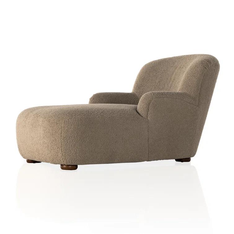 Preston Chaise - Camel Sheepskin