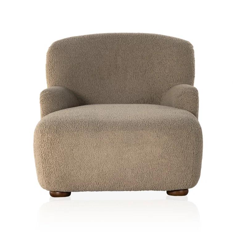 Preston Chaise - Camel Sheepskin