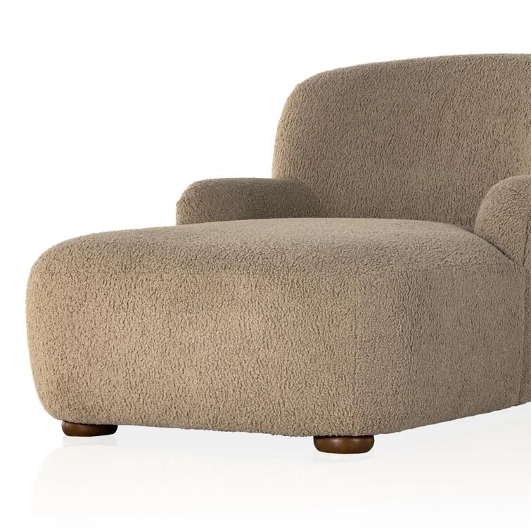 Preston Chaise - Camel Sheepskin