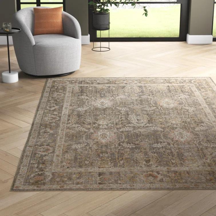 Rosemarie Rug by Chris Loves Julia x Loloi - Sage and Blush / 6'3" x 9'