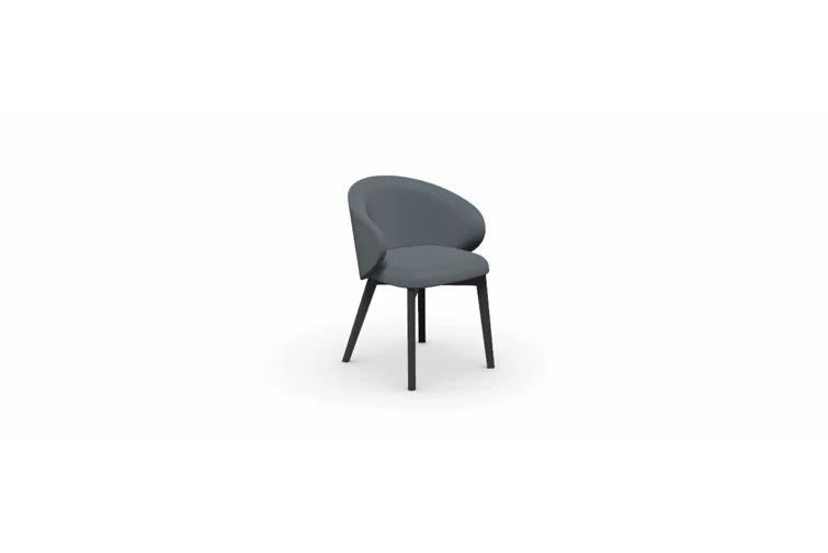 Tuka Upholstered Armchair with Wooden Frame
