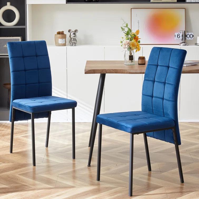 Brooklyn Velvet High Back Side Chair