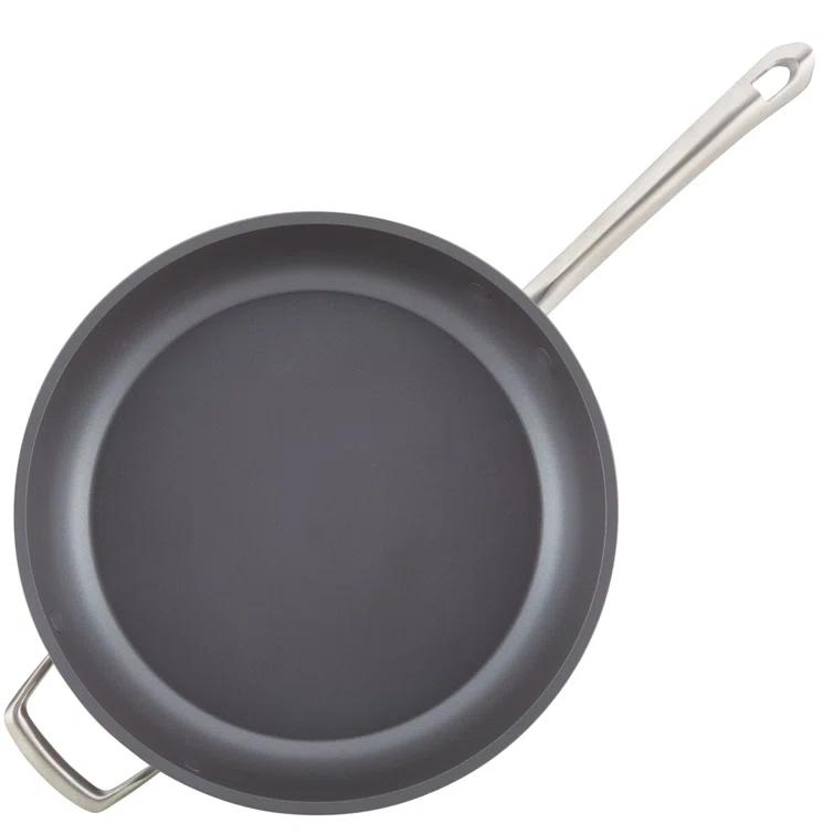 Anolon Accolade 12.25" Forged Hard-Anodized Nonstick Frying Pan with Lid