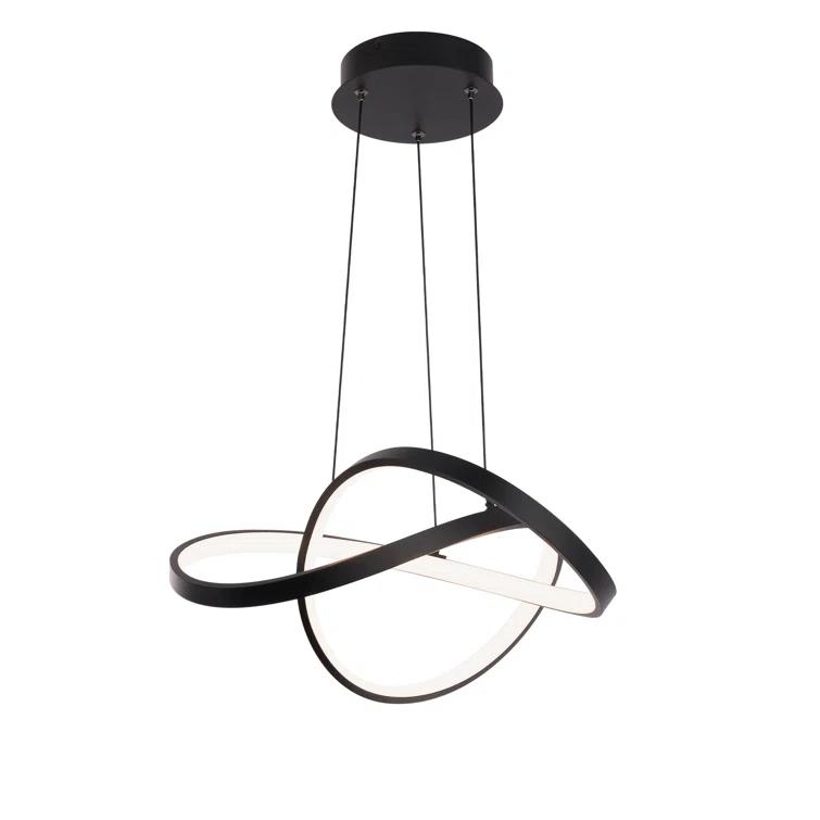 Vornado 1 - Light Chrome LED Novelty Pendant