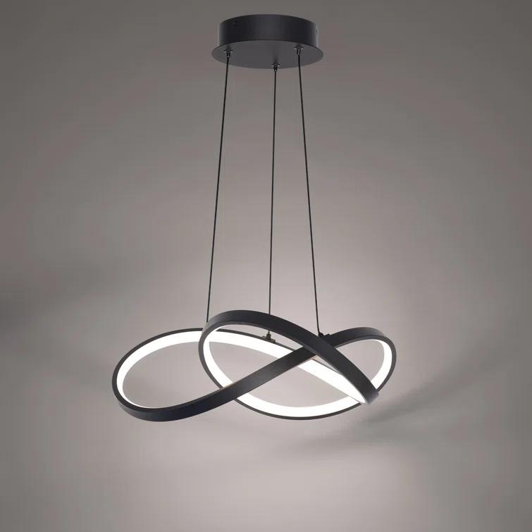 Vornado 1 - Light Chrome LED Novelty Pendant