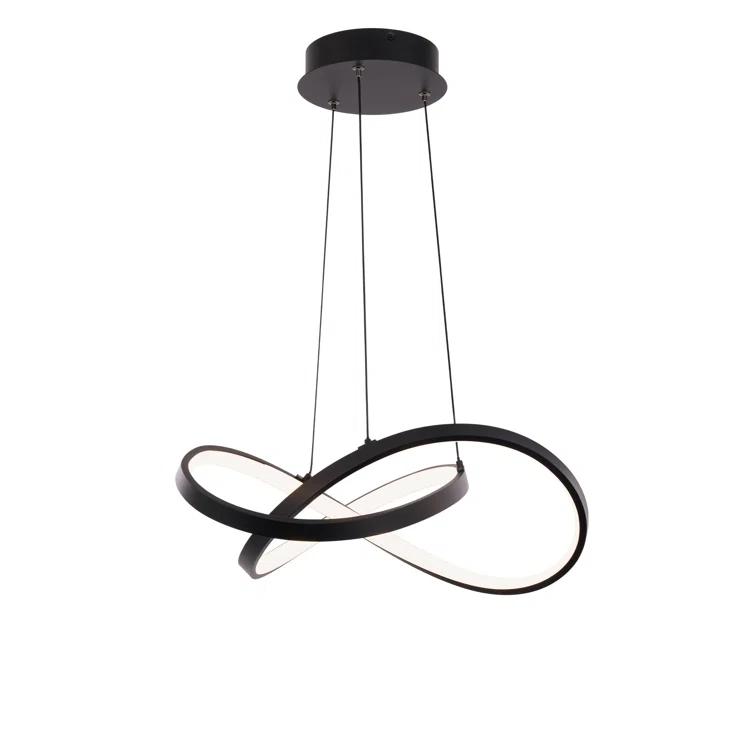 Vornado 1 - Light Chrome LED Novelty Pendant