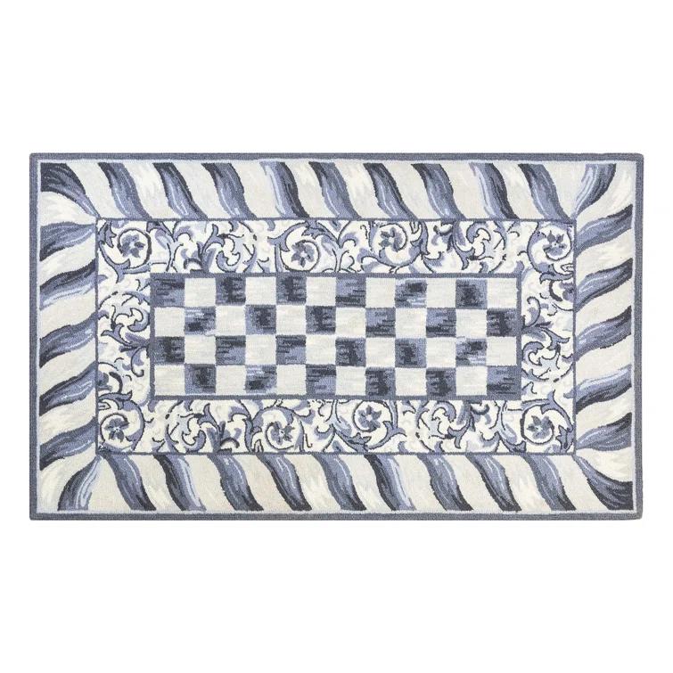 MacKenzie-Childs Sterling Check® Rug