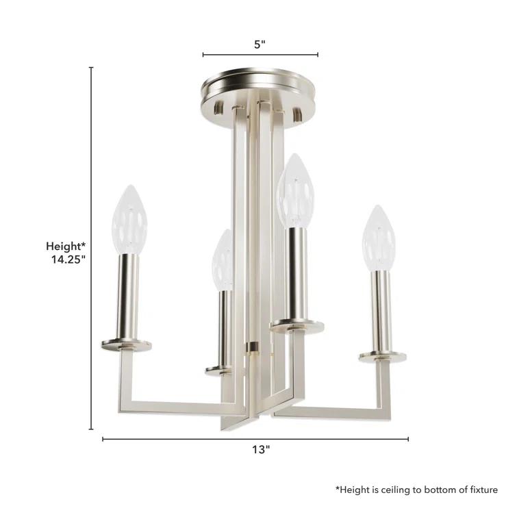 4 - Light Candle Style Classic Chandelier