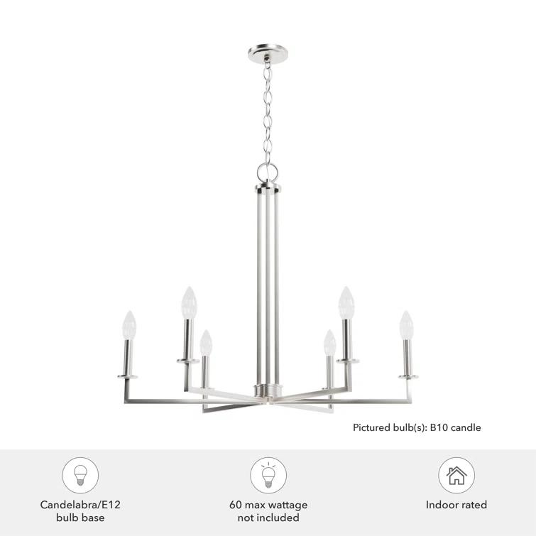 6 - Light Geometric Classic Chandelier