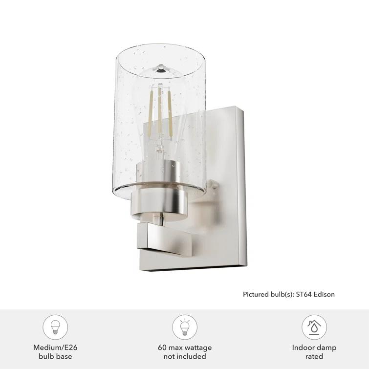 Hartland Aluminum Metal Armed Wall Sconce
