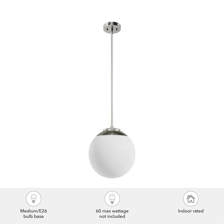 Hunter Fan Hepburn 1 - Light Sphere Globe Pendant