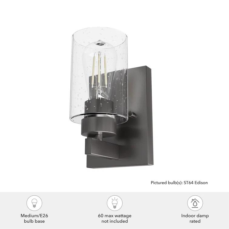 Hartland Aluminum Metal Armed Wall Sconce