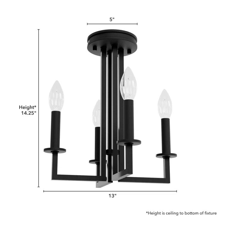 4 - Light Candle Style Classic Chandelier