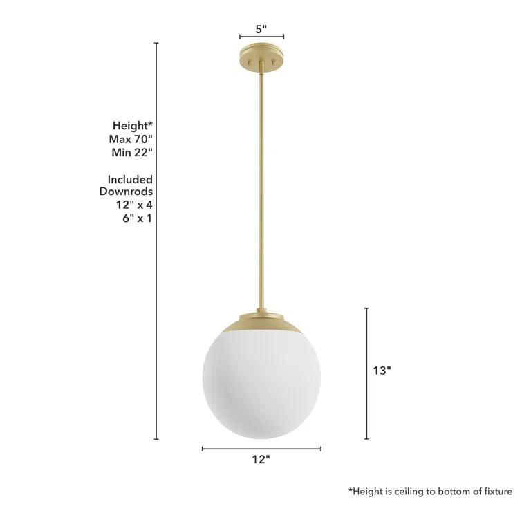 Hepburn 1 - Light Sphere Globe Pendant
