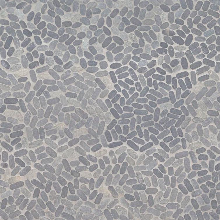 Ackland 12" x 12" Natural Stone Pebbles/Rocks Mosaic Floor & Wall Tile