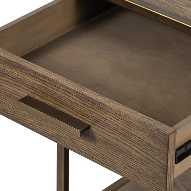 Modern Oak Nightstand