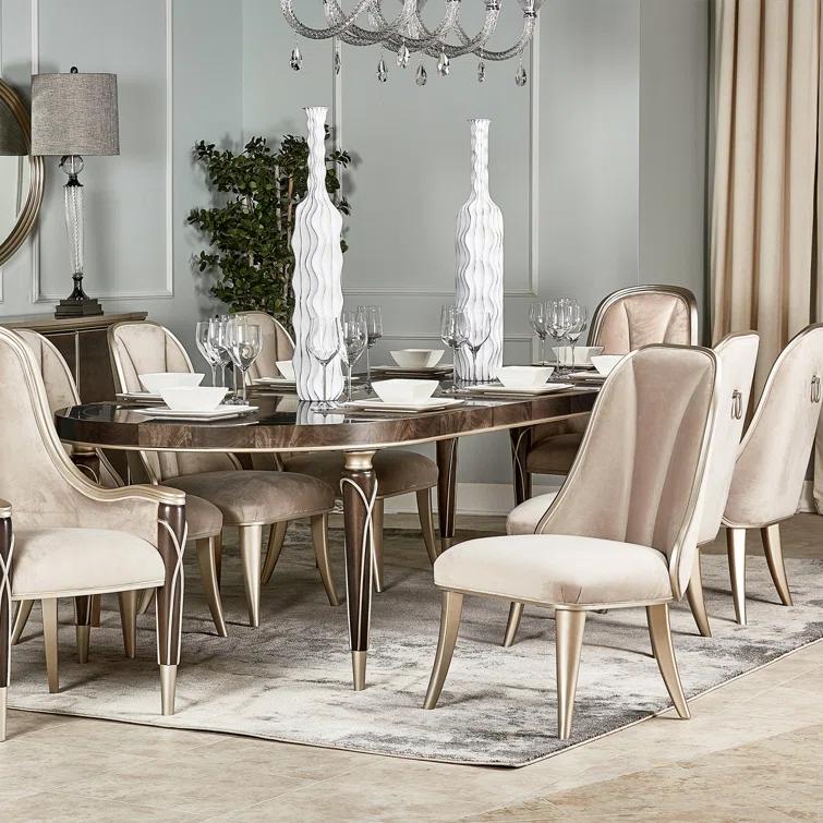 Villa Cherie Extendable Oval Dining Table