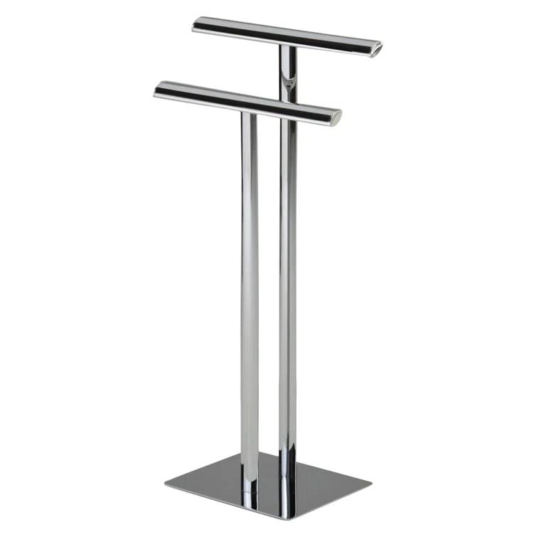 2 Tier Freestanding Towel Rack, Bathroom Standing Towel Racks, Hand Towel Holder - Towels Stand