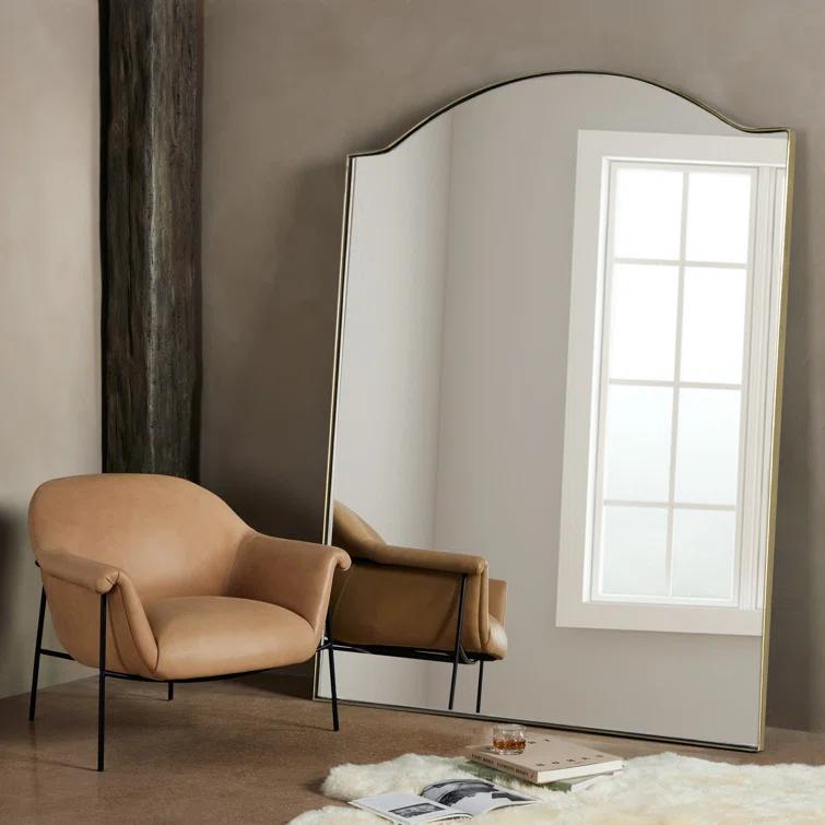 Penelope Accent Chair - Taupe Leather
