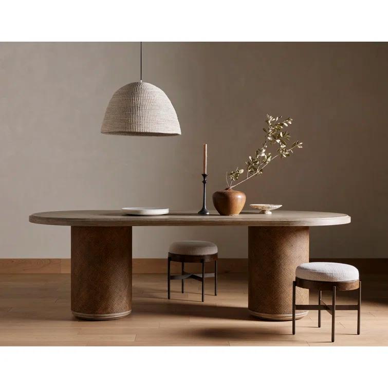 Emile Round Ottoman - Small