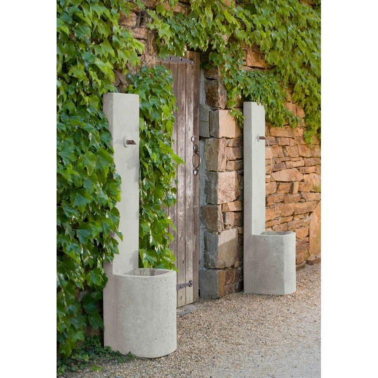 Echo Hand Crafted Weather Resistant Floor Fountain with Light