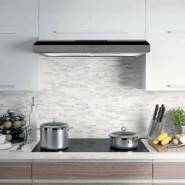 SNDOAS 30" Stainless Steel 250 CFM Convertible Under Cabinet Range Hood