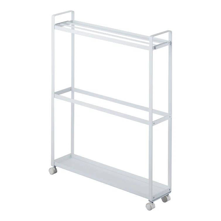 Yamazaki Home Tower Yamazaki Home Towel Rack And Bath Cart, Rolling Bathroom Storage Organizer 4292