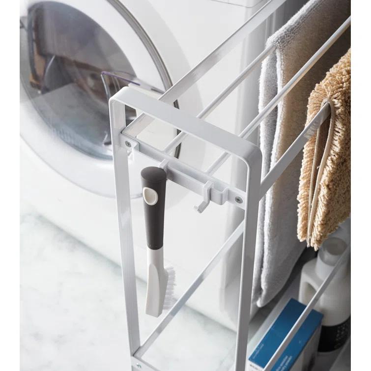 Yamazaki Home Tower Yamazaki Home Towel Rack And Bath Cart, Rolling Bathroom Storage Organizer 4292