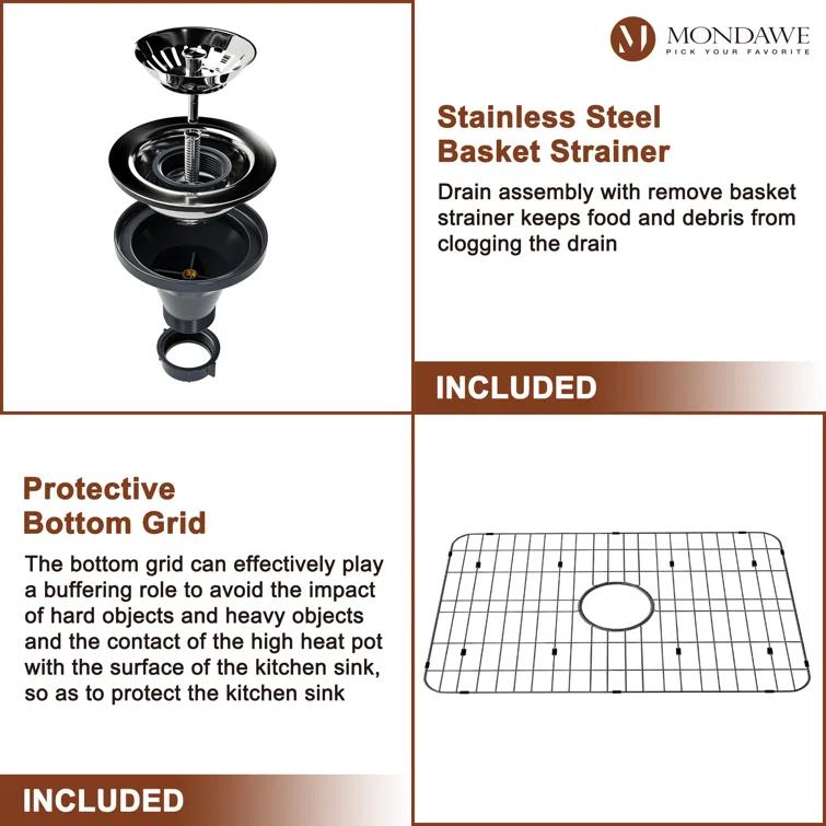 Farmhouse / Apron Single Bowl Fireclay Kitchen Sink