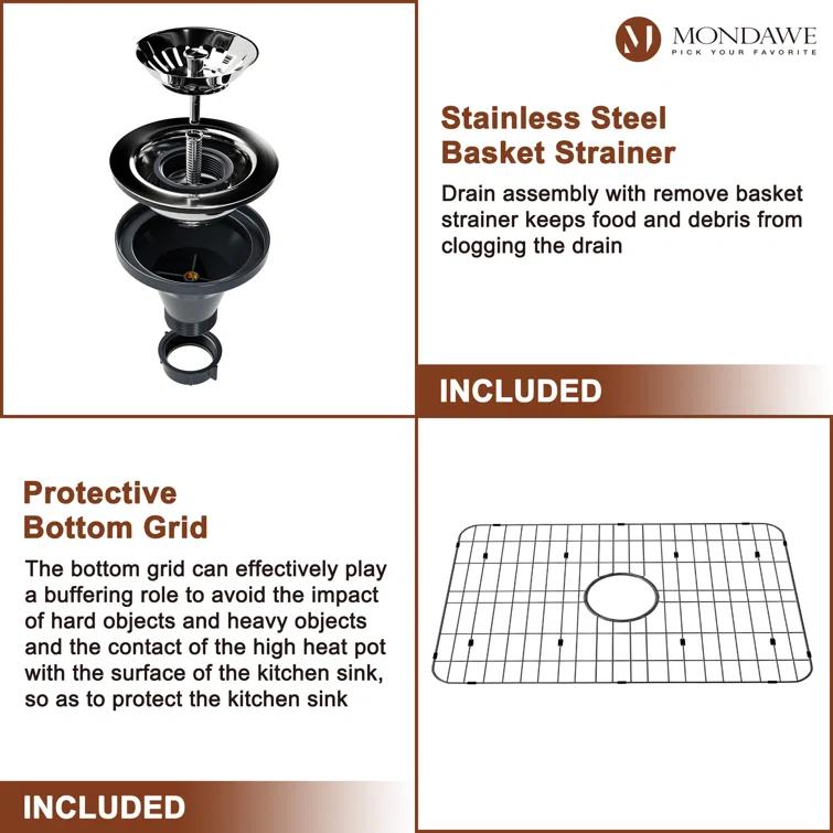 Farmhouse / Apron Single Bowl Fireclay Kitchen Sink