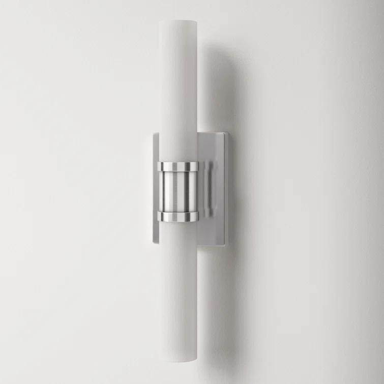Evelien 2 Light Frosted Dimmable Vanity Light