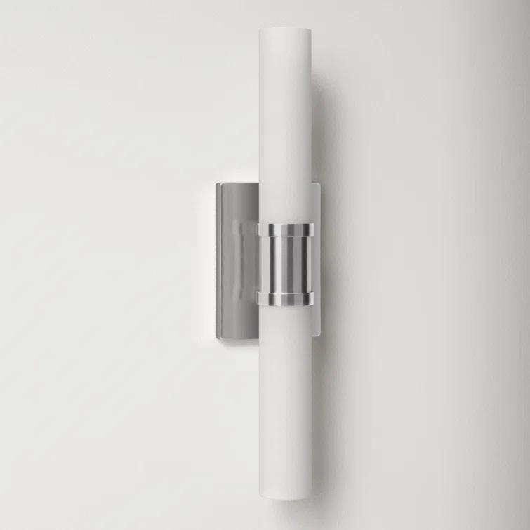 Evelien 2 Light Frosted Dimmable Vanity Light