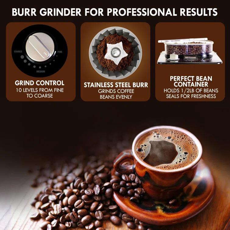 Kenmore Elite 12 Cup Programmable Grind And Brew Coffee Maker