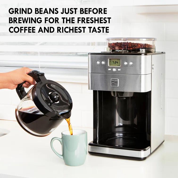 Kenmore Elite 12 Cup Programmable Grind And Brew Coffee Maker
