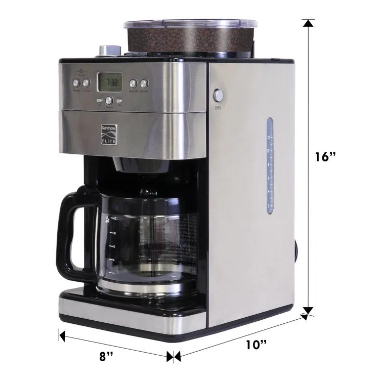 Kenmore Elite 12 Cup Programmable Grind And Brew Coffee Maker