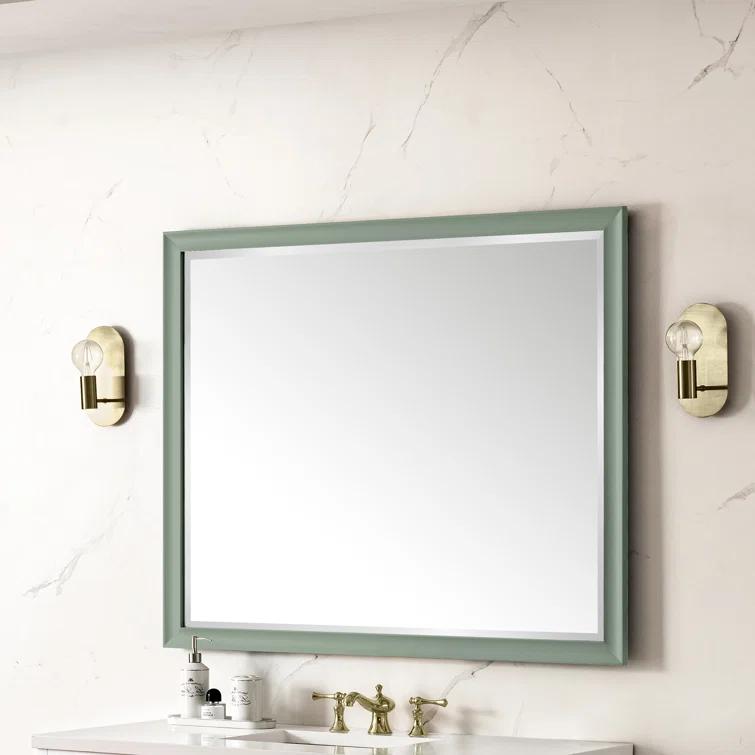 Glenbrooke Solid Wood Flat Wall Mirror