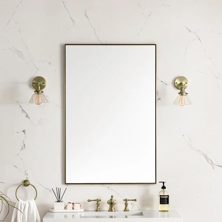 Rohe Metal Flat Wall Mirror