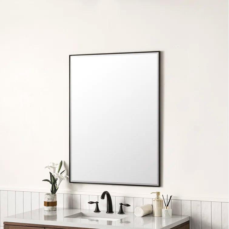 Rohe Rectangle Beveled Bathroom Mirror