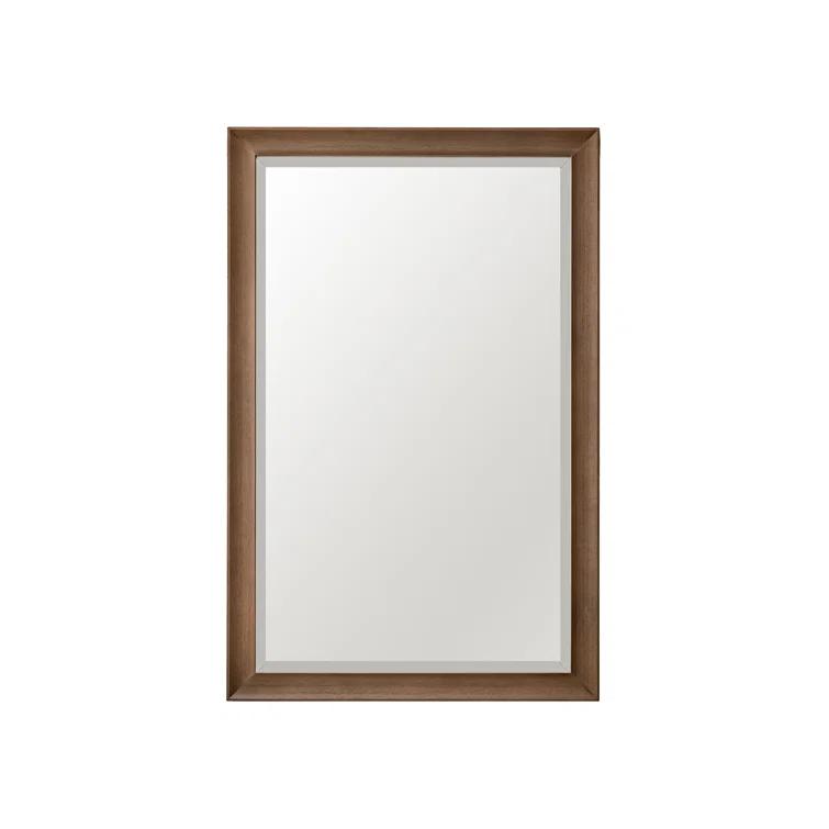 Glenbrooke Solid Wood Flat Wall Mirror
