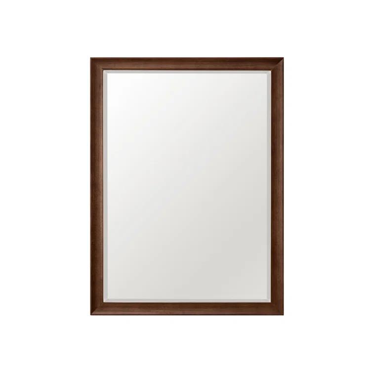 Glenbrooke Solid Wood Flat Wall Mirror