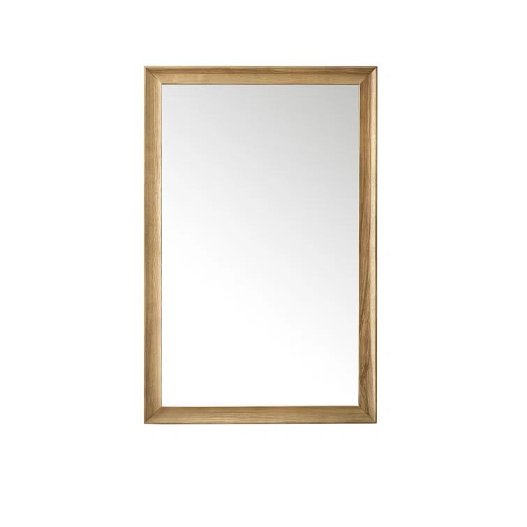Glenbrooke Solid Wood Flat Wall Mirror