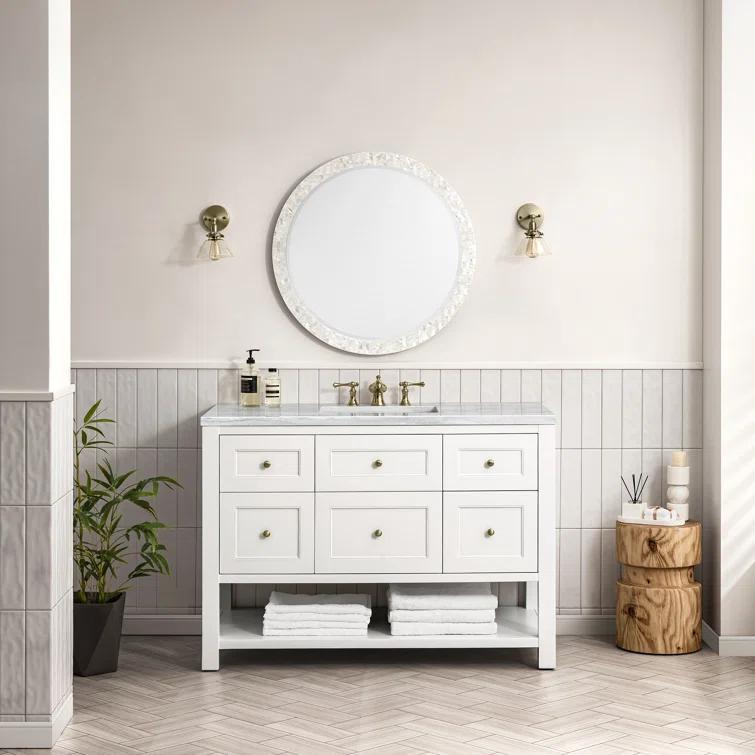 James Martin Vanities Breckenridge 48'' Single Bathroom Vanity with Top