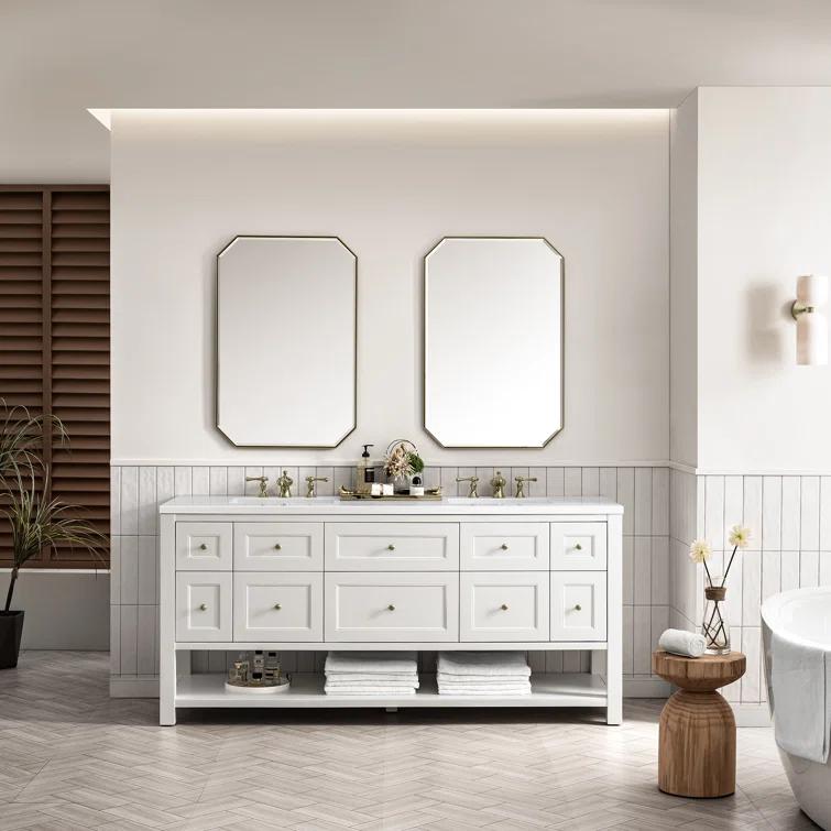 Breckenridge 72" Double Bathroom Vanity Set