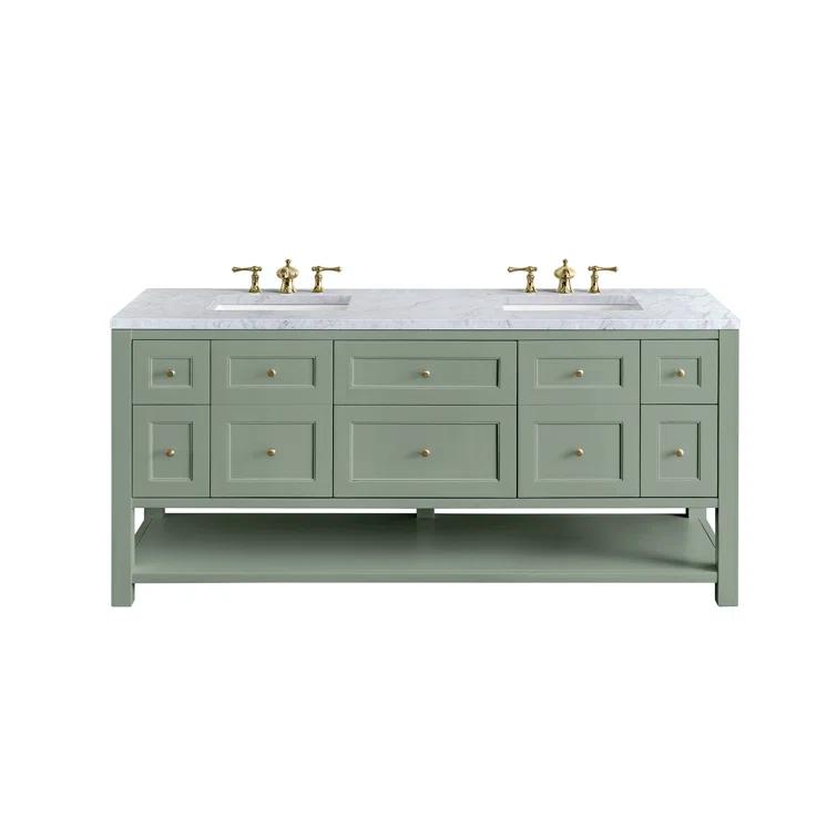 Breckenridge 72'' Double Bathroom Vanity with Top