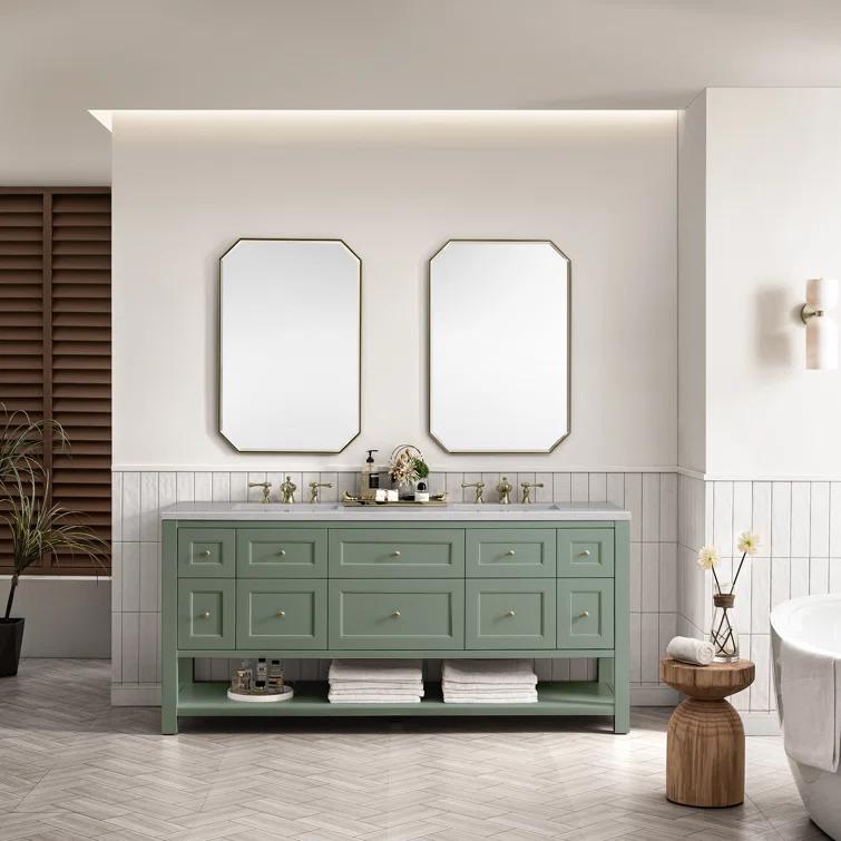 Breckenridge 72'' Double Bathroom Vanity with Top