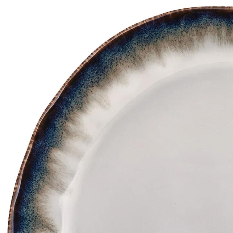 Mikasa Cole 12-Piece Stoneware Dinnerware Set, Service for 4