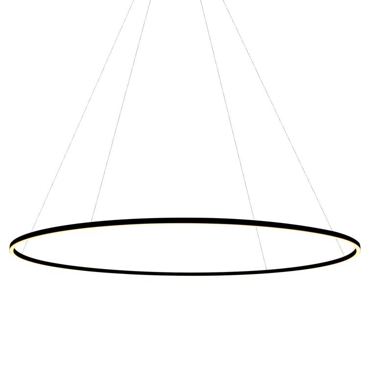 Tania 100-277V ETL Certified Integrated LED Height Adjustable Ring Chandelier