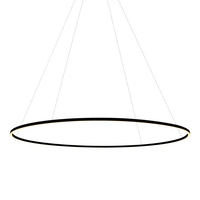 Tania 100-277V ETL Certified Integrated LED Height Adjustable Ring Chandelier