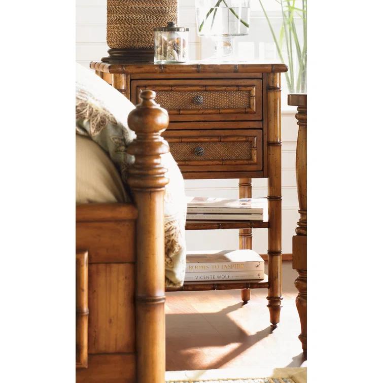 Tommy Bahama Home Island Estate Ginger Bedside Chest & Reviews | Wayfair