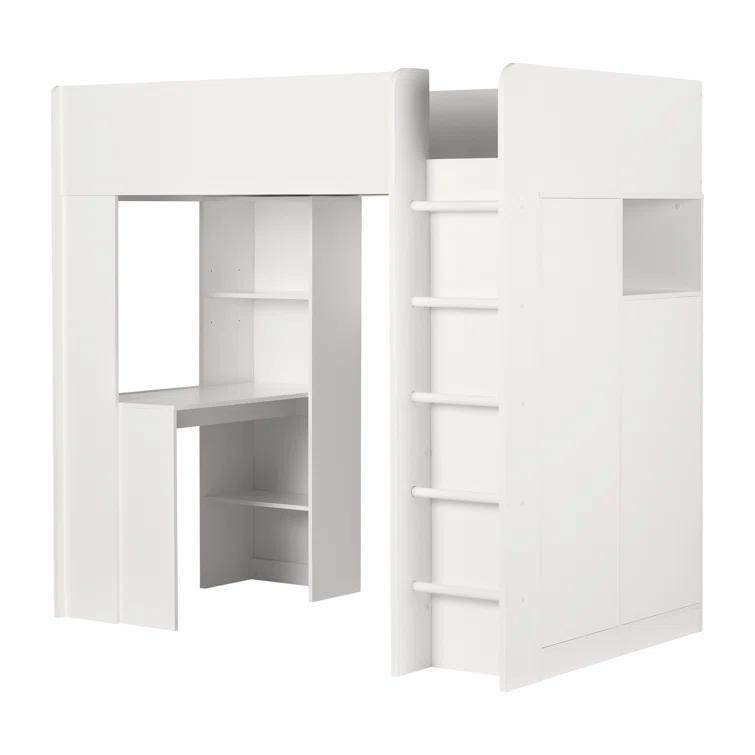 South Side Living Logik Twin Loft Bed with Bookcase by South Side Living